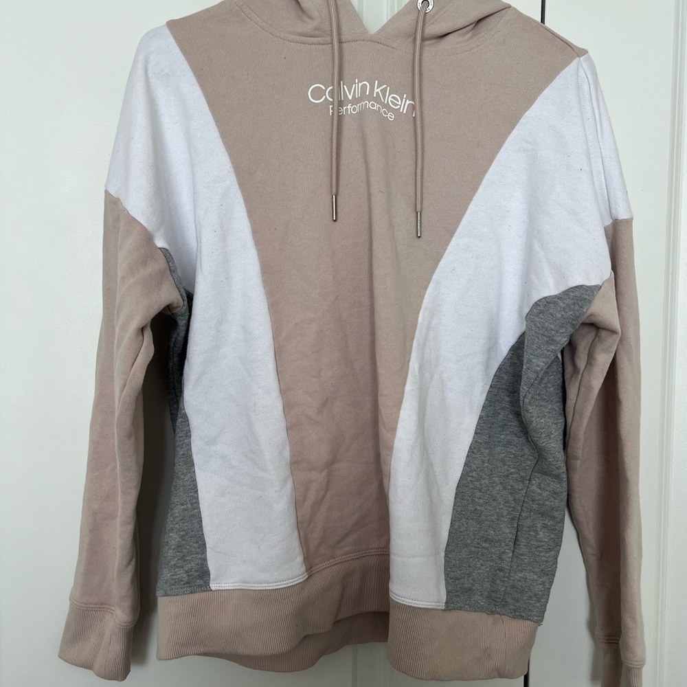 Calvin Klein Women’s Tri-Color Hoodie